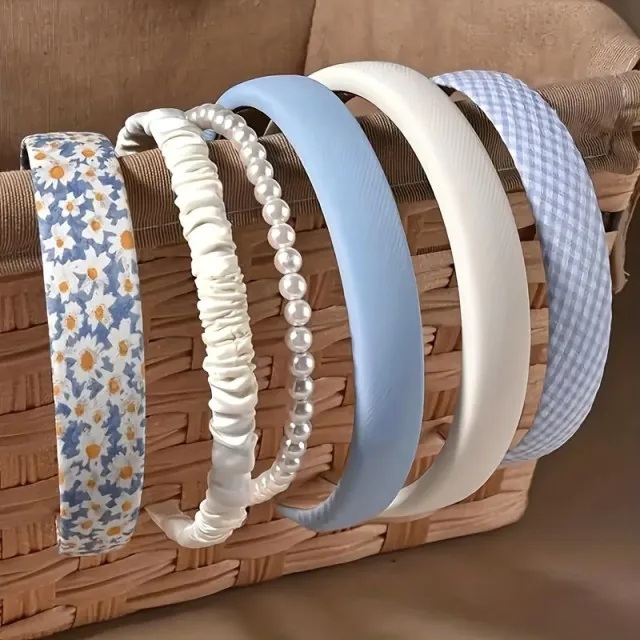 Boho chic 6-delni set obročkov za lase