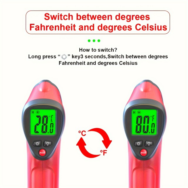 Infrardeči brezkontaktni merilec temperature voska