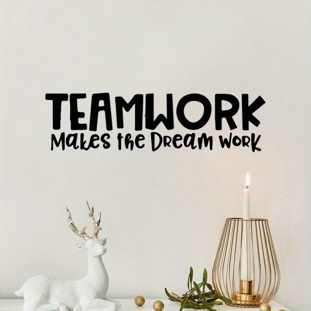Motivacijska stenska nalepka za pisarno TEAMWORK