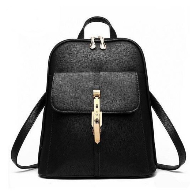Elegantna torbica/nahrbtnik v črni barvi
