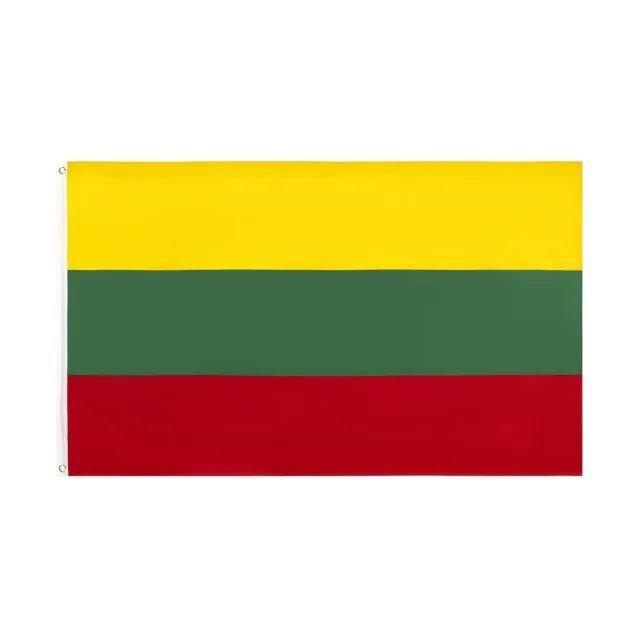 Zastava Litve 90 cm x 150 cm – litovska zastava Litva