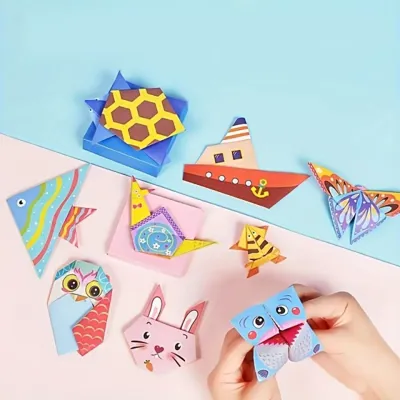 Komplet za origamije iz papirja - 54 unikatnih dizajnov za ustvarjalne projekte