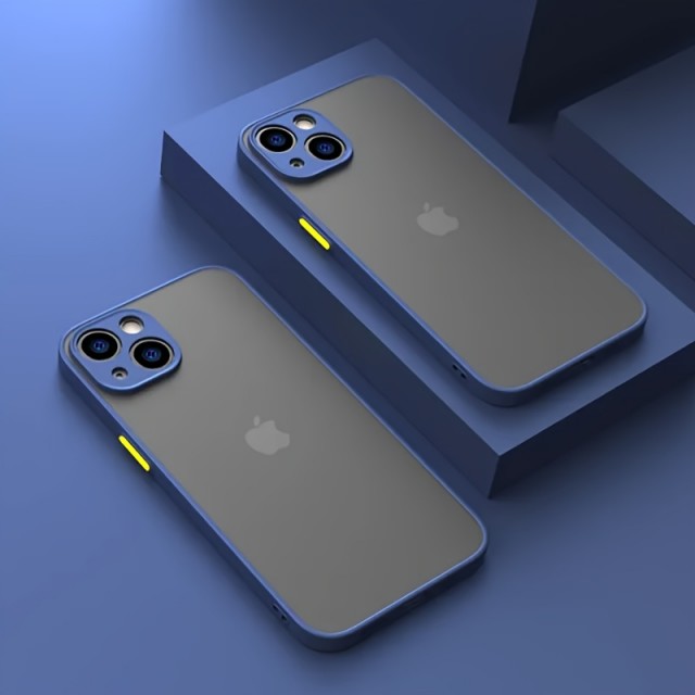 Silikonska mat zaščitna ovitka za telefon iPhone 15 PRO