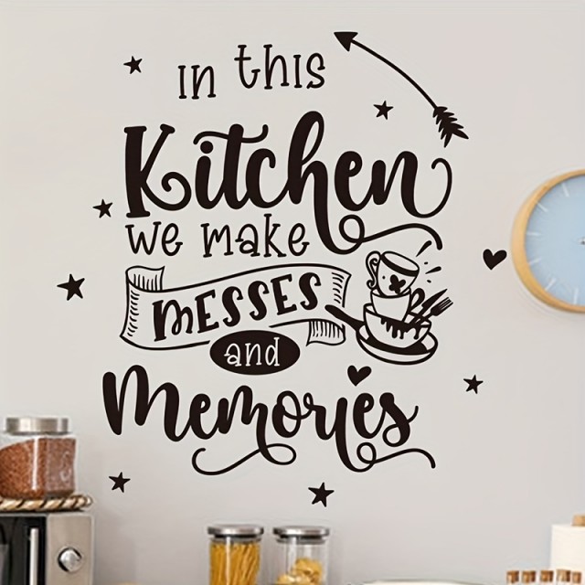 Navdihujoča stenska nalepka za kuhinjo IN THIS KITCHEN