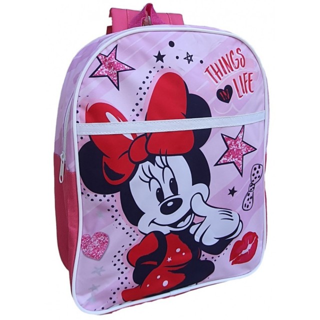 Šolska torbica DISNEY MINNIE, roza 30cm