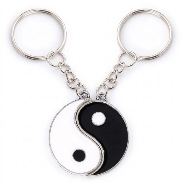 Yin Yang obeska za ključe - komplet 2 