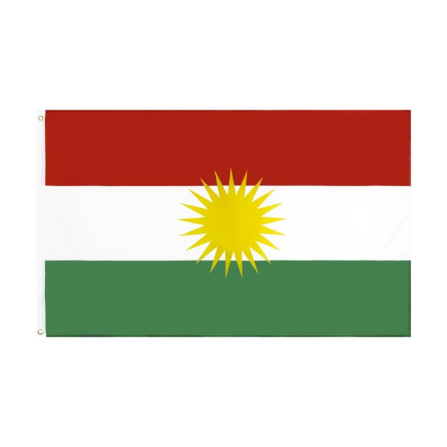 Zastava Kurdistana 90 cm x 150 cm – kurdska zastava