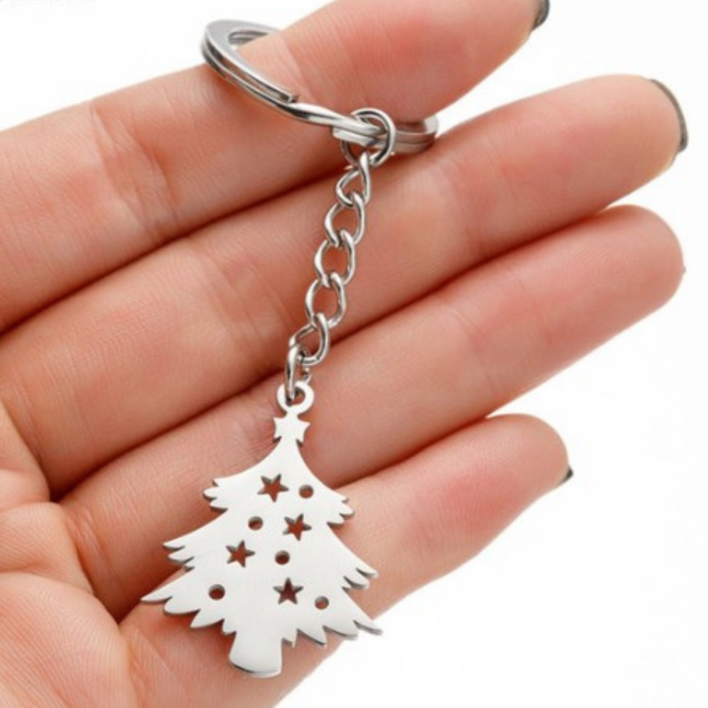 Obesek za ključe božično drevo