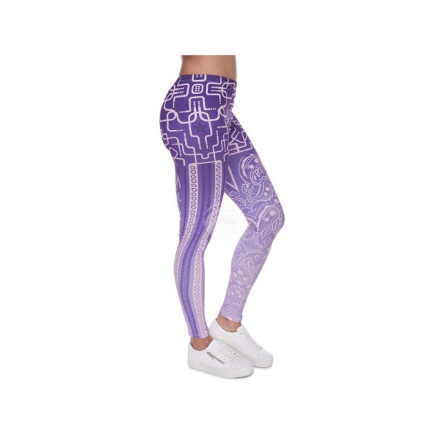 Pajkice športne vijola barve LEG-087