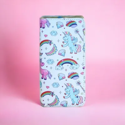 Denarnica RAINBOW UNICORN, pisana
