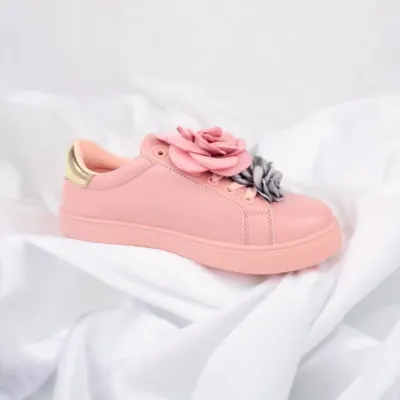 Superge z snemljivimi rožicami  LX4090 PINK