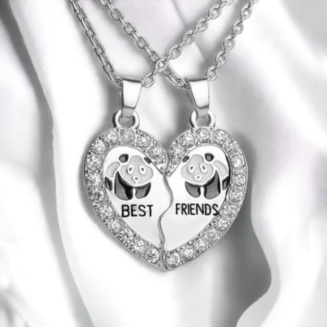 Set 2 verižic BEST FRIENDS, panda