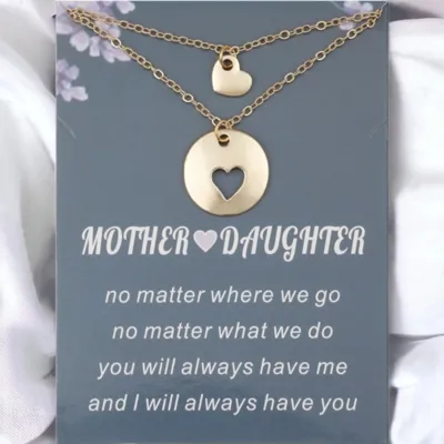 Verižica s posvetilom MOTHER DAUGHTER