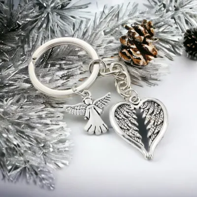 Obesek za ključe ANGEL IN ANGELSKA KRILCA