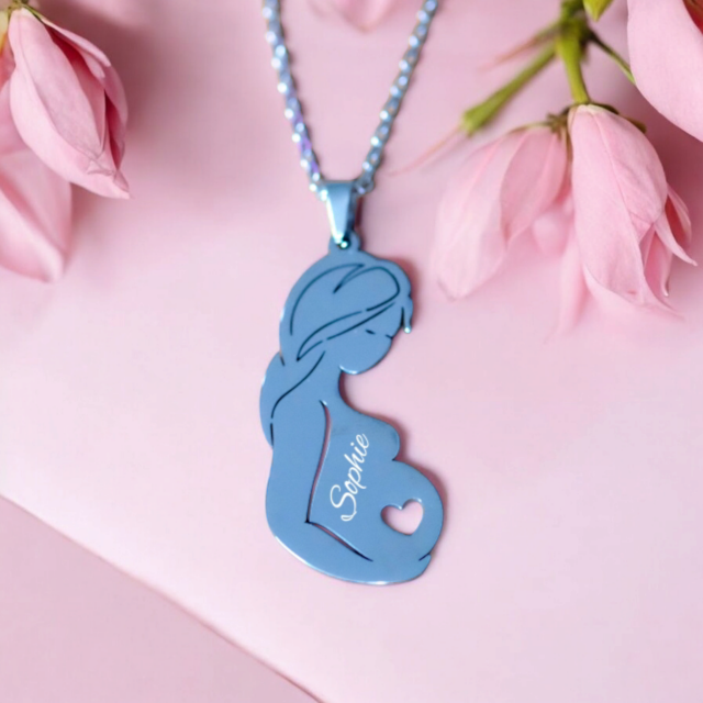 Personalizirana ogrlica IME NOSEČKE ali OTROKA