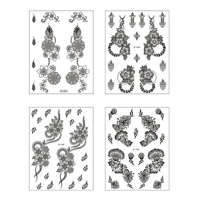 Komplet 4 začasnih tattoo nalepk 