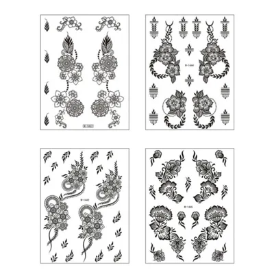 Komplet 4 začasnih tattoo nalepk 