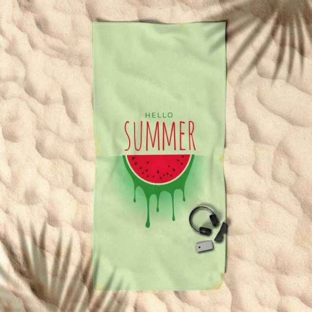 Brisača za plažo HELLO SUMMER