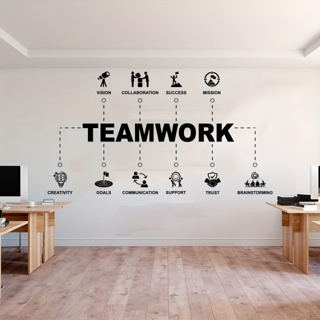 Motivacijska stenska nalepka TEAMWORK