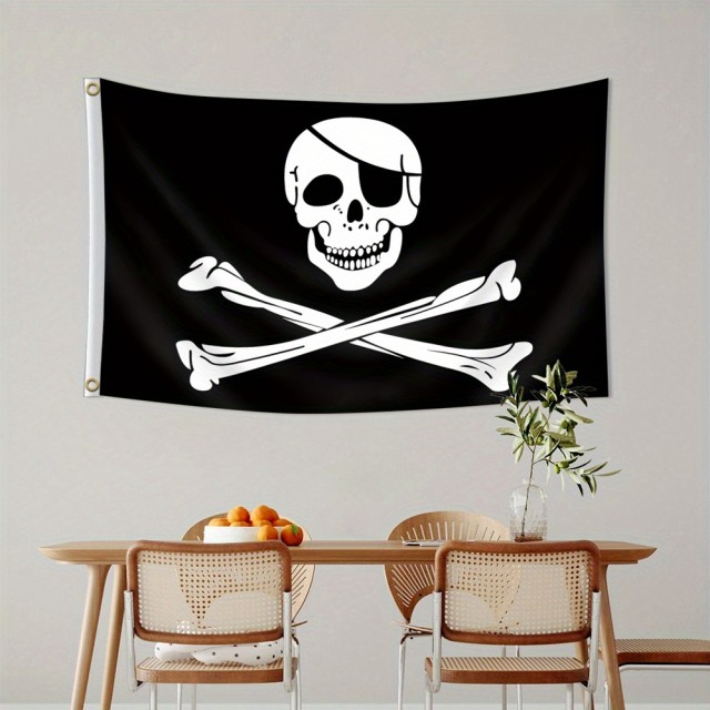 Piratska zastava JOLLY ROGER 90cm X 150cm