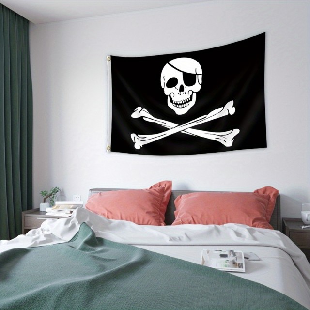 Piratska zastava JOLLY ROGER 90cm X 150cm