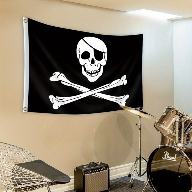 Piratska zastava JOLLY ROGER 90cm X 150cm