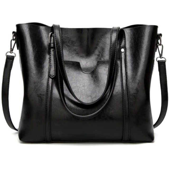 Modna ženska elegantna torbica v črni barvi T62