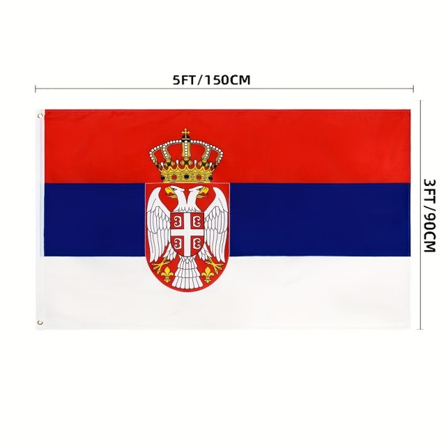 Zastava Srbije 90cmX150cm srbska zastava