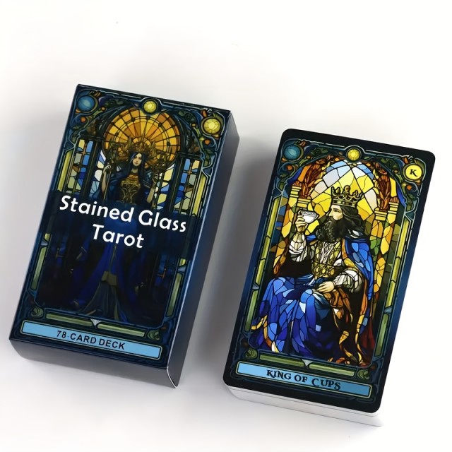  Tarot Vitraž - Komplet 78 Kart 