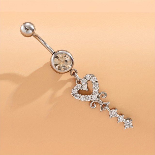Piercing za popek srce
