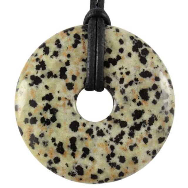 Obesek s poldragim kamnom DALMATIAN JASPER (Dalmatinski Jasper)