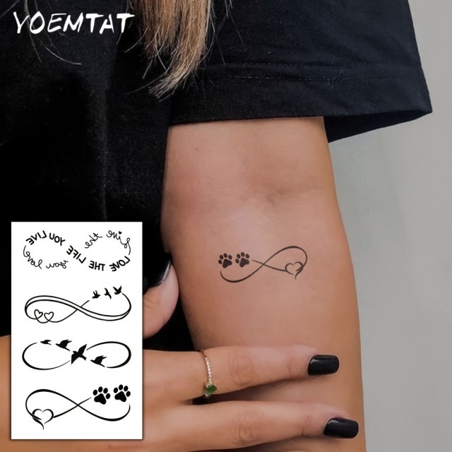 Komplet začasnih tattoo nalepk 