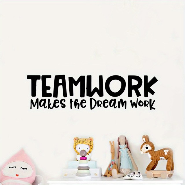 Motivacijska stenska nalepka za pisarno TEAMWORK