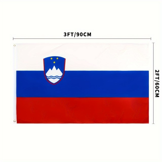 Zastava Slovenije 90cmX150cm slovenska zastava
