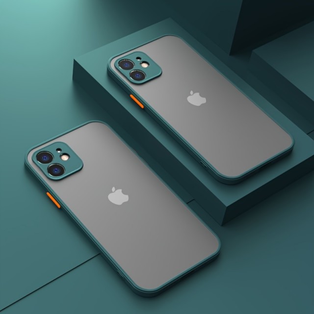 Silikonska mat zaščitna ovitka za telefon iPhone 15 PRO