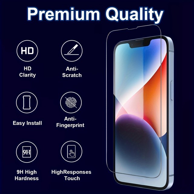 Komplet 3 zaščitnih stekel za mobilni telefon iPhone 13