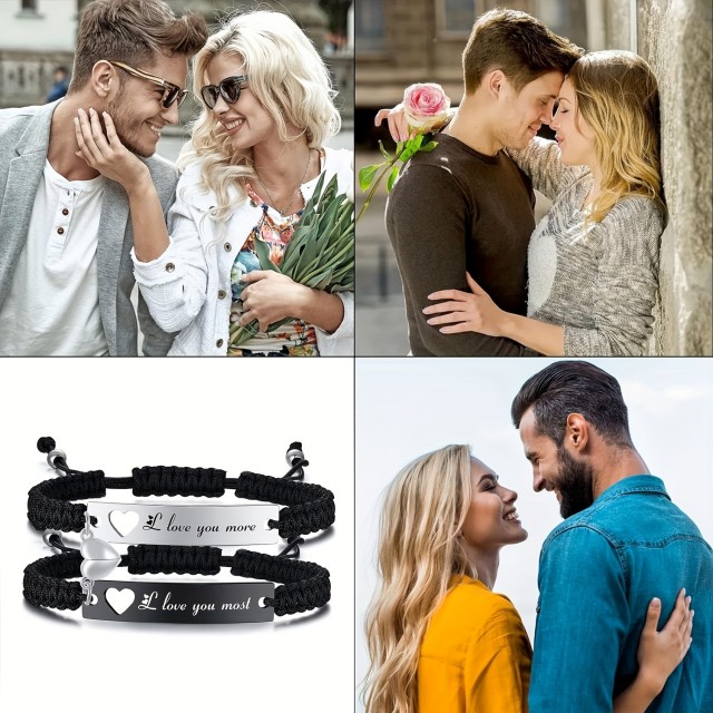 Komplet 2 zapestnic za par ALWAYS & FOREVER