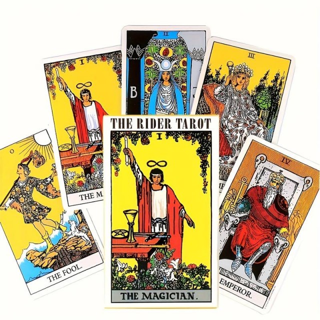 Tarot karte za vedeževanje THE RIDER TAROT 78 kart + navodila