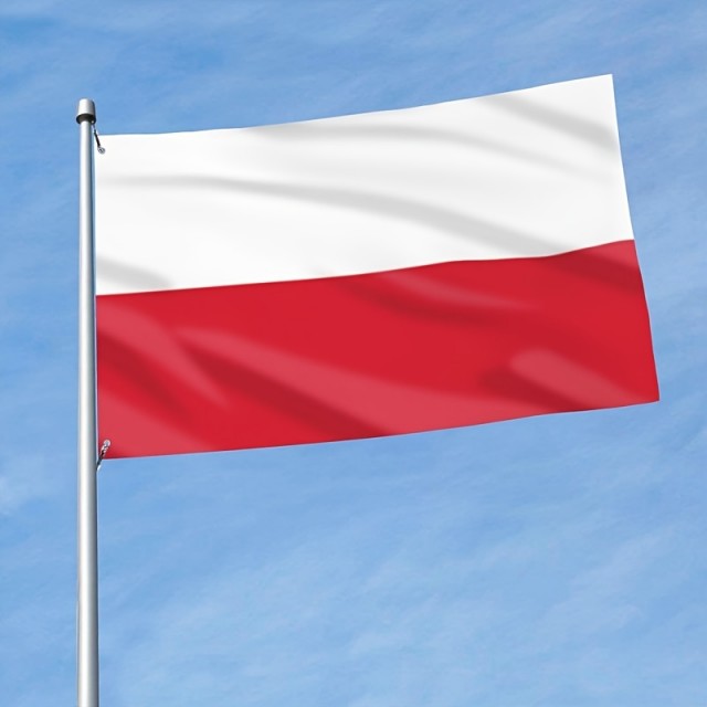 Zastava Poljske 90 cm x 150 cm – poljska zastava