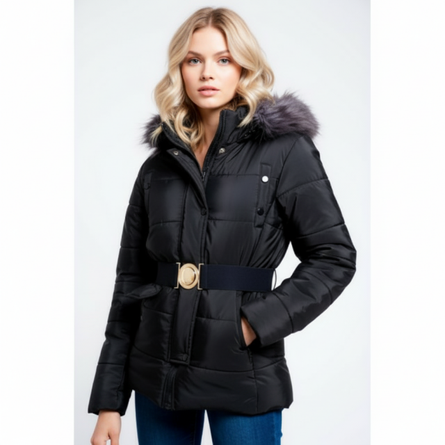 Bunda ženska modna črna 579