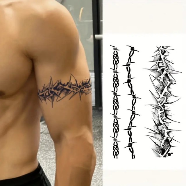 Komplet 3 tatujev za moško roko