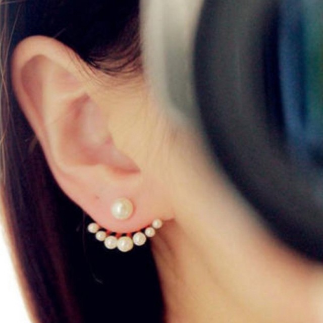 Vtični uhani s perlicami