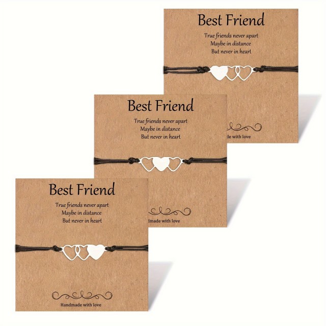 Komplet 3 zapestnic s posvetilom BEST FRIEND