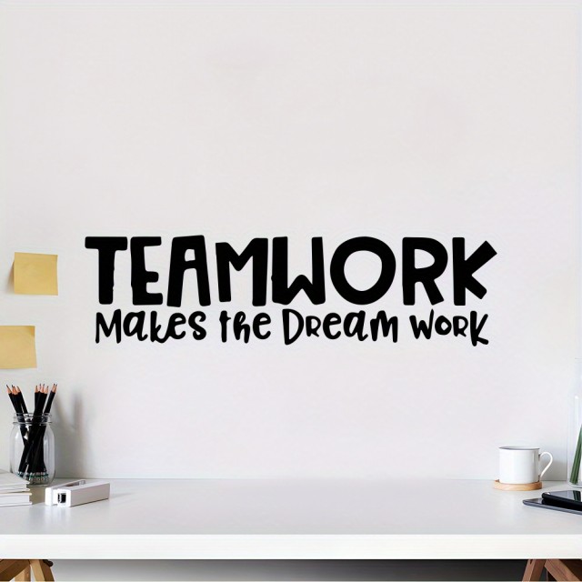 Motivacijska stenska nalepka za pisarno TEAMWORK