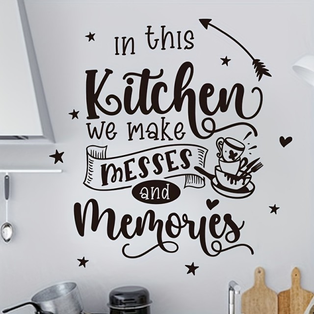 Navdihujoča stenska nalepka za kuhinjo IN THIS KITCHEN