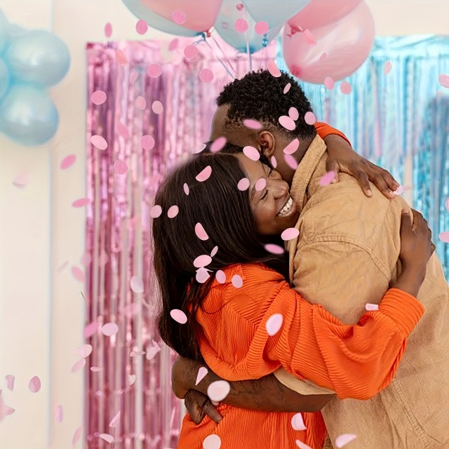 Konfeti top za razkrivanje spola – moder ali roza