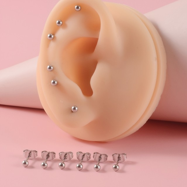 Piercing uhan z bunkico 316 L nerjaveče jeklo