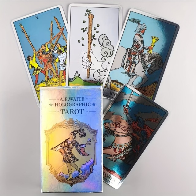 Klasični Rider Tarot – Holografska edicija svetlikajoče