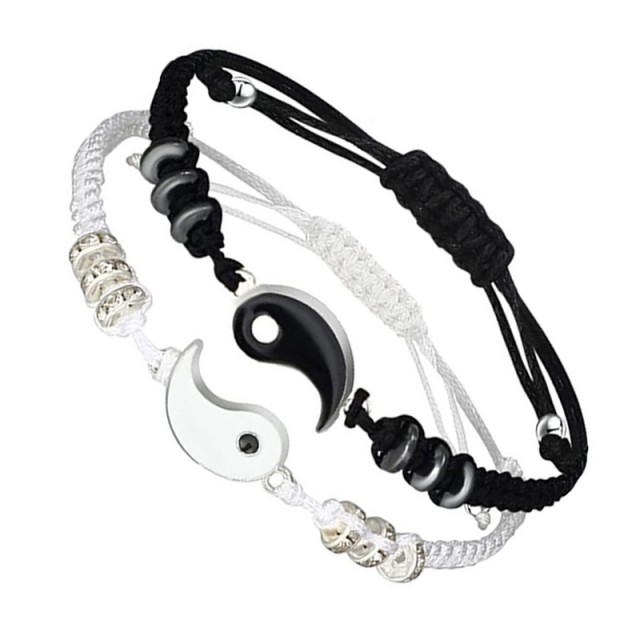 Komplet 2 zapestnic Yin Yang