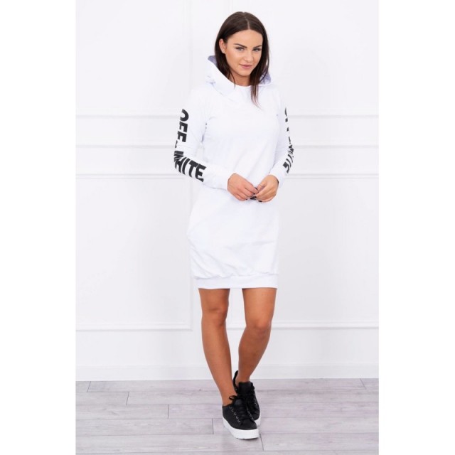 Daljši pulover/obleka OFF WHITE bele barve 62072